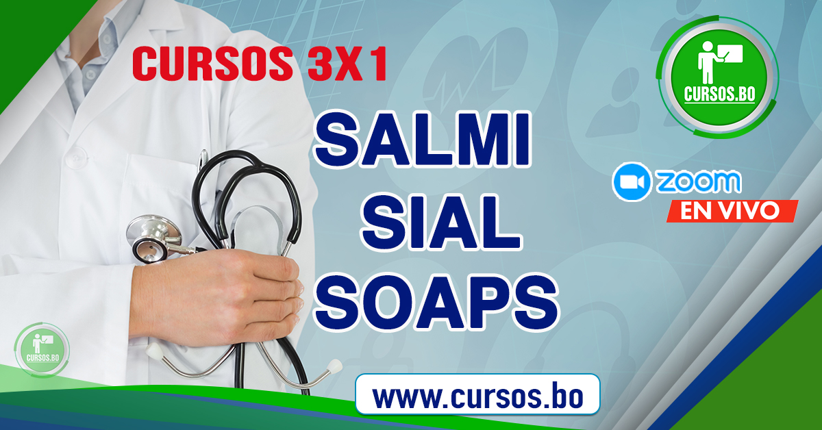 3 Cursos Manejo software de SALUD SALMI SIAL  SOAPS (mediante ZOOM EN VIVO🔴)